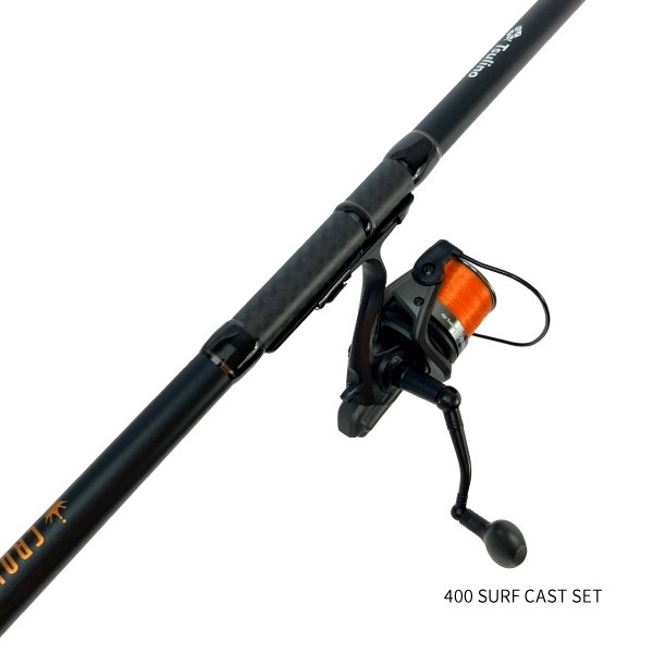 CROWNPEACKS  SURFCAST【振出投げ竿とリールのセット/投げ釣り/防波堤/ブッコミ釣り】